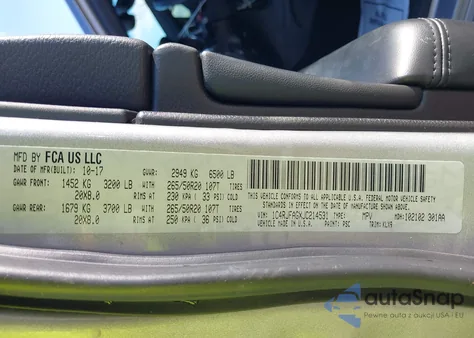 2018 Jeep Grand Cherokee Altitude 4X4 z USA, uszkodzony, nr VIN 1C4RJFAGXJC214531